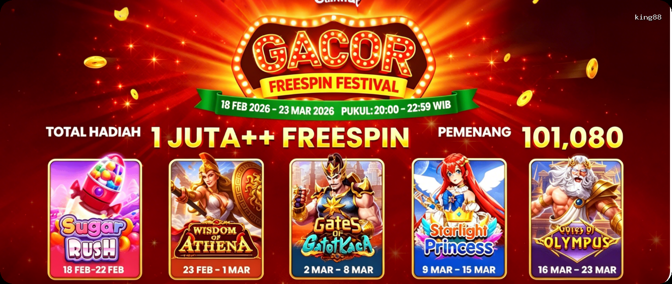 Login king88 Sekarang Bonus Melimpah